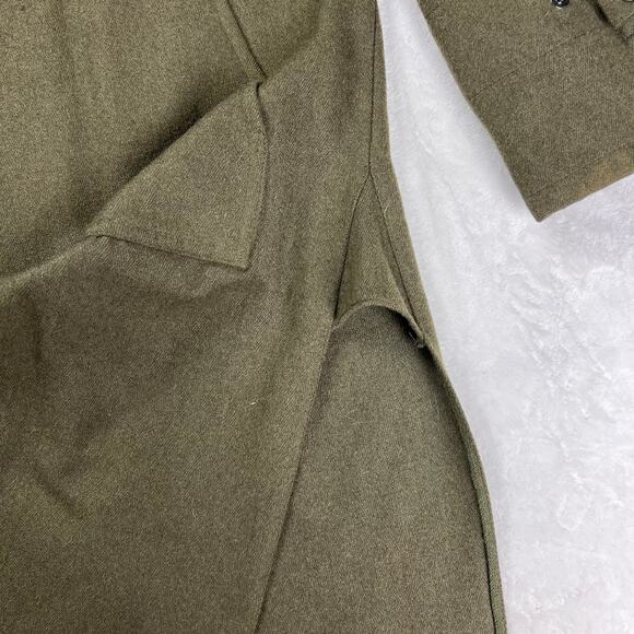 Simon Pearce Vintage Green Wool Woodsman Anorak Parka size Medium Viking - Picture 7 of 9